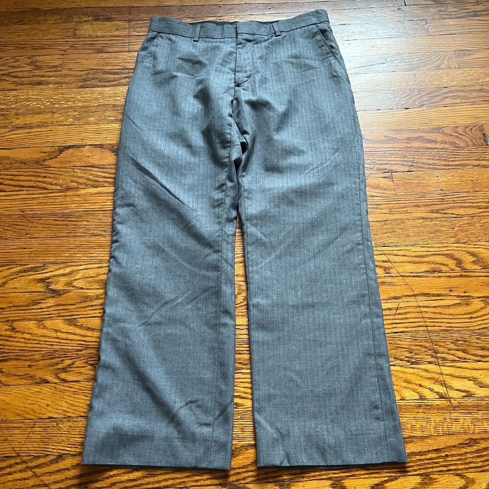 Banana Republic Men's 33x30 Gray Tailored Fit Dress Pants Slacks Trousers Office